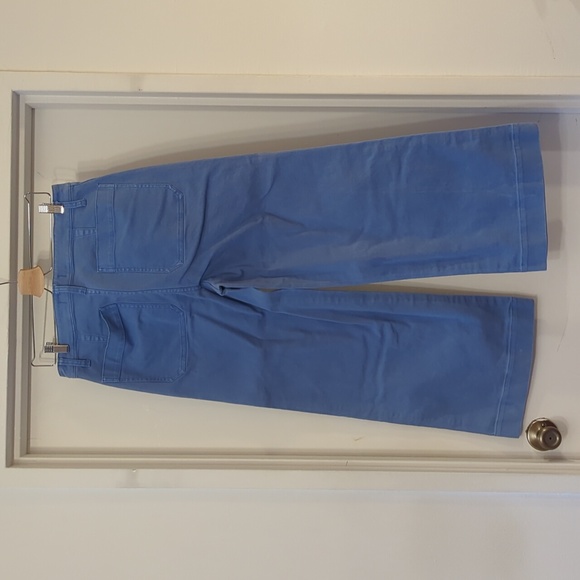 Madewell High Waisted Button Up Wide Leg Trouser 30T - Picture 3 of 4